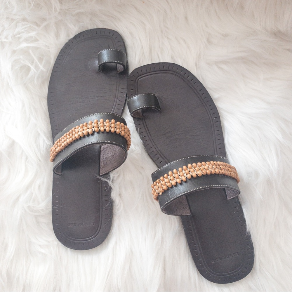 Lands End Beaded Sandal